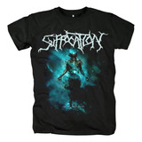 Camiseta Gráfica De La Banda De Rock Suffocation Tennis