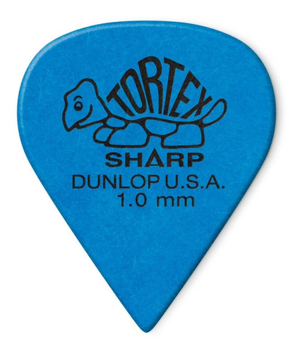 10 Palhetas Jim Dunlop Tortex Sharp 1.0mm