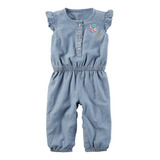  Monito Jumpsuit Bebe Nena Jardinero Jean Simil Vestir