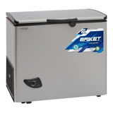 Freezer Horizontal Briket Fr 2520 St  Plateado 224l 220v 