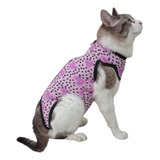 Roupa Cirurgica Gatos Roupa Pet Femea Castração - Tamanho N1