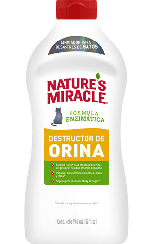 Natures Miracle Urine Destroyer 946 Ml Gatos