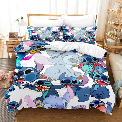 Ropa De Cama Doble Para Niños Y Niñas, Lilo & Stitch, 200 X