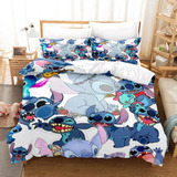 Roupa De Cama De Casal Para Meninos E Meninas, Lilo & Stitch