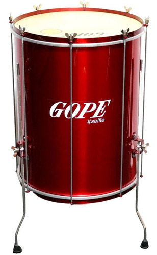 Gope - Surdo 60cm X 18  8 Afinações Selfie Cereja Com Tripé 