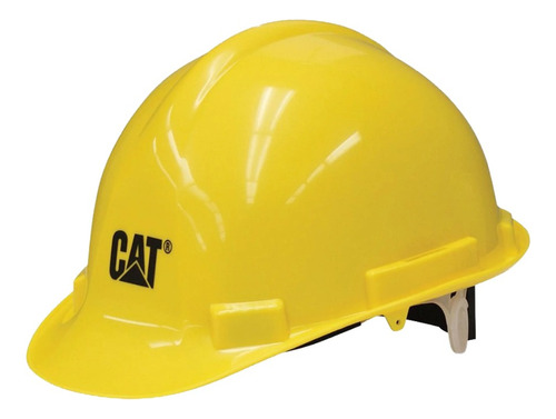 Casco Duro Amarillo Cat019671 Correa De Barbilla Ajustable