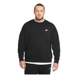 Polerón Nike Sportswear Club Fleece Hombre Negro