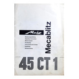 Manual De Usuario Fotómetro Metz : Mecablitz 45 Ct1