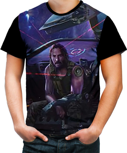 Camisa Camiseta Jogo Cyberpunk 2077 Rpg Futuro Ficção Game 3