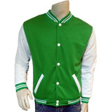 Chaqueta Beisbolera Tallas S M L Rf. Color Be-vb