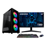 Pc Game I9 11º 32gb Gtx1650 Hd 500gb Ssd 120gb Mon 24 Wifi