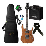 Kit Rg421 Ibanez Mahogany Oil  Regulada C/amplificador