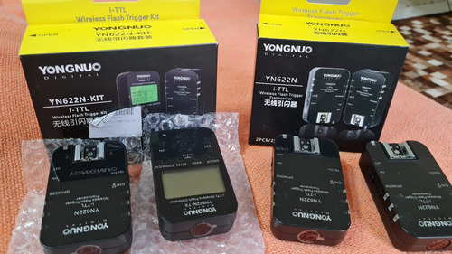 Radio Flash Yongnuo Nikon Yn622n Kit + Yn622n Receptores 