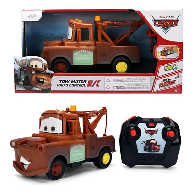 Jada 1:24 Tow Trucker Matte Cars Rayo Mcqueen Radio Control Chocolate | Envío gratis