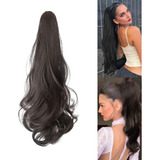 Coletas Cola Cabello Natural Extensiones Postizos Clip 50cm