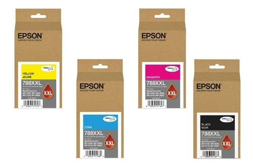 Cartucho Epson 788xxl Negro + 788xxl Colores 5190 5690 Combo