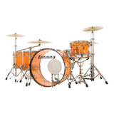 Bateria Acustica  Ludwig Vistalite L8264lm47 Ambar