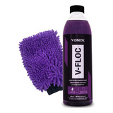 Shampoo Automotivo 500ml V-floc Vonixx + Luva Microfibra 