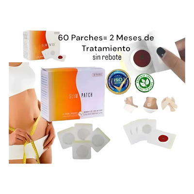 Parches Para Bajar De Peso Adelgazar Slim Patch 60pzs | Meses sin interés