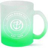 Taza Alpha Tau De La Tienda De La Hermandad, Taza De Vidrio 