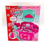 Set Tocador Maquillaje Infantil Maleta Armable Accesorios