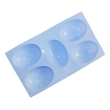 Molde De Silicona Para 5 Huevos De Pascua 10 X 7 X 3,5 Cm  