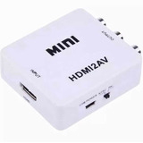 Mini Adaptador Conversor De Hdmi P/ Rca Av Pronta Entrega