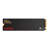 Ssd Sandisk 2tb Extreme M.2 Nvme - Pcie Gen 4.0, 5,150 Mb/s 