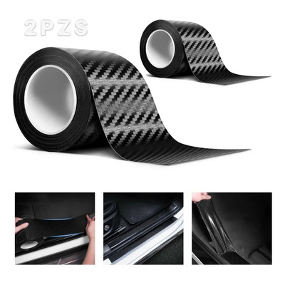 2pz Vinil 7d Automotriz Fibra Carbono Impermeable (7cm+10cm) | MercadoLibre