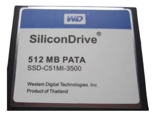 Wd Silicondrive 512mb Pata Ssd-c51 Mi-3500