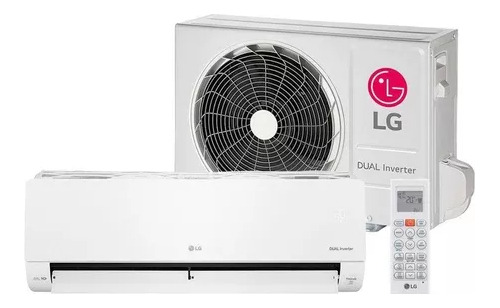 Ar Condicionado Split LG 9000 Btus Dual Inverter Frio 220v Cor Branco