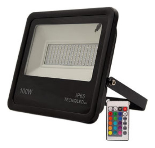 Reflector Leds 100w Color  Rgb  Con Control Remoto Tecnoled