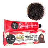 Recarga Queratina Salon Line Sos Cachos Reparação Total 80g