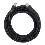 Cabo Usb 2.0 Para Impressora 5 Metros Cor Preto