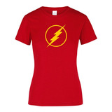 Playera Flash Heroes Dc Para Dama