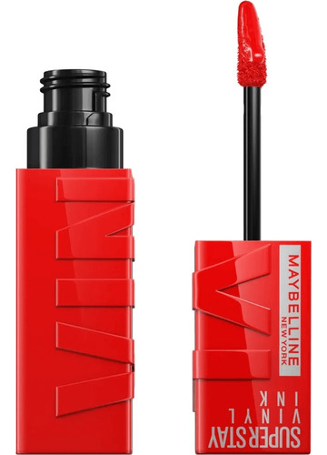 Labial Liquido Maybelline New York Superstay Vinyl Red Hot