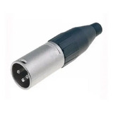 Plug Xlr Macho Amphenol Conector Ac3mm - 20 Unidades