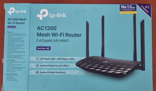 Mesh Wi Fi Router Ac 1200 Tp Link Archer A6