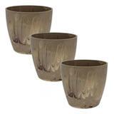 Kit 3un Vaso Decorativo Cachepot Nº 1 Plantas Moderno Jardim