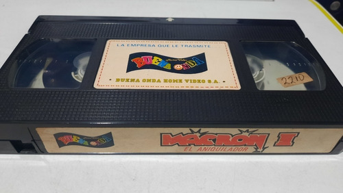 Macron 1 El Aniquilador Vhs Goshogun Vhs Original Sin Caja