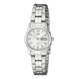 Reloj Mujer Citizen Eq0540-57a Cuarzo Pulso Plateado En