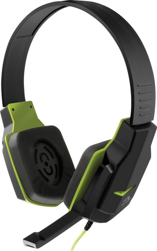 Fone De Ouvido Headset Gamer Verde Controle De Volume Ph146