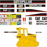 Calcomanías Caterpillar D4h Lgp Serie 2 Preventivos Original