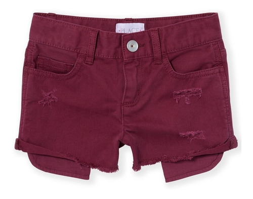 Short Jean Importado Nena Con Roturas Talle 6 Y 10 Años