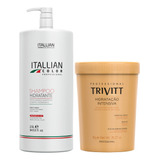 Shampoo Hidratante Lavatório Itallian Color 2,5l + Marcara