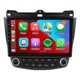 Estéreo Android 12 Carplay 4 Gb Para Honda Accord 2003-2007