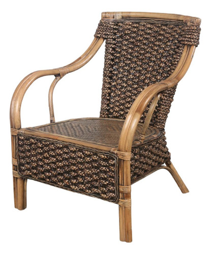 Sillon Markisa Oscuro Rattan Y Fibra Natural - Indonesia