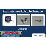 Bisagras Sony Vaio Pcg-6n2p