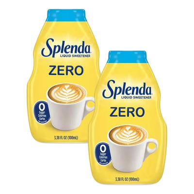 Splenda Zero Liquid Sweetener Edulcorante Líquido 2 Pack