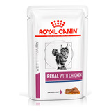 Alimento Humedo Gato Royal Canin Renal Pollo Pouch 85gr L&h